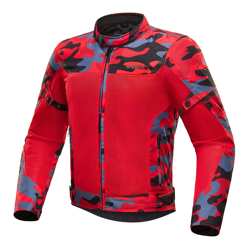 Men's summer motorcycle jacket, 1st line equipment