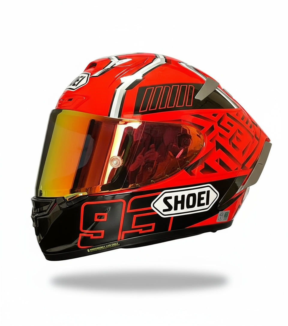 Shoei X-14 x14 Full Face Motorcycle Helmet RED