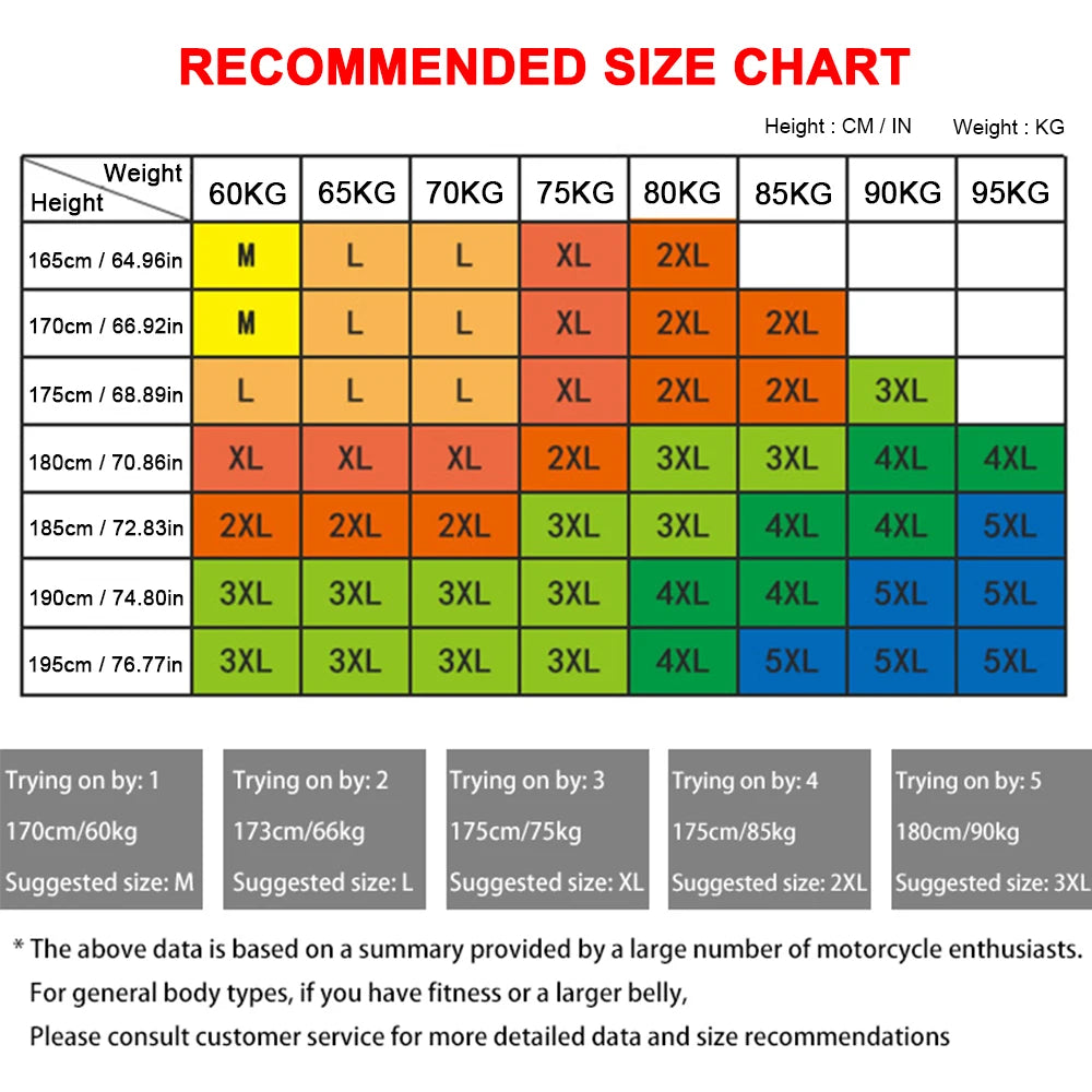 Breathable motorcycle jacket for men and women, reflective