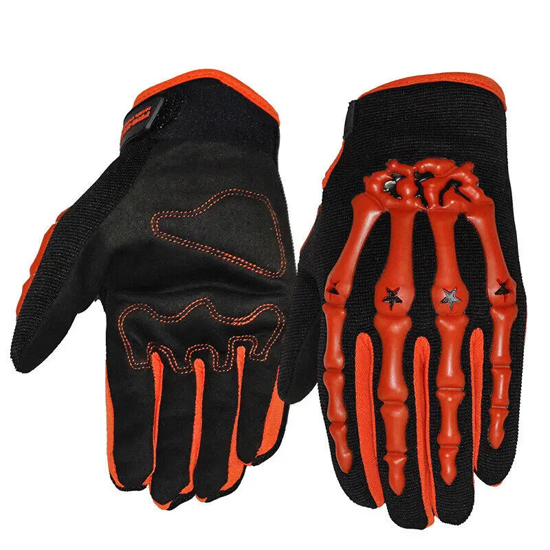Skeleton Motorcycle Gloves – Shockproof, Breathable & Unique Design