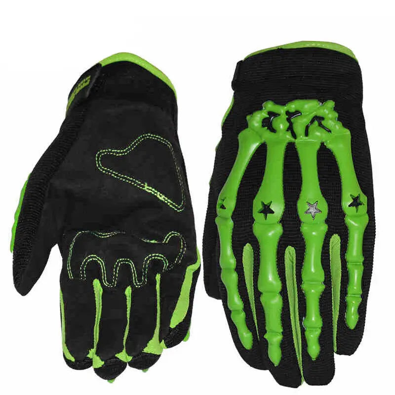 Skeleton Motorcycle Gloves – Shockproof, Breathable & Unique Design