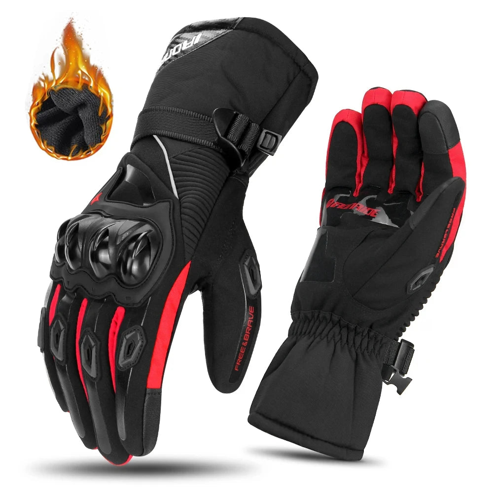 Windproof and waterproof motorcycle gloves