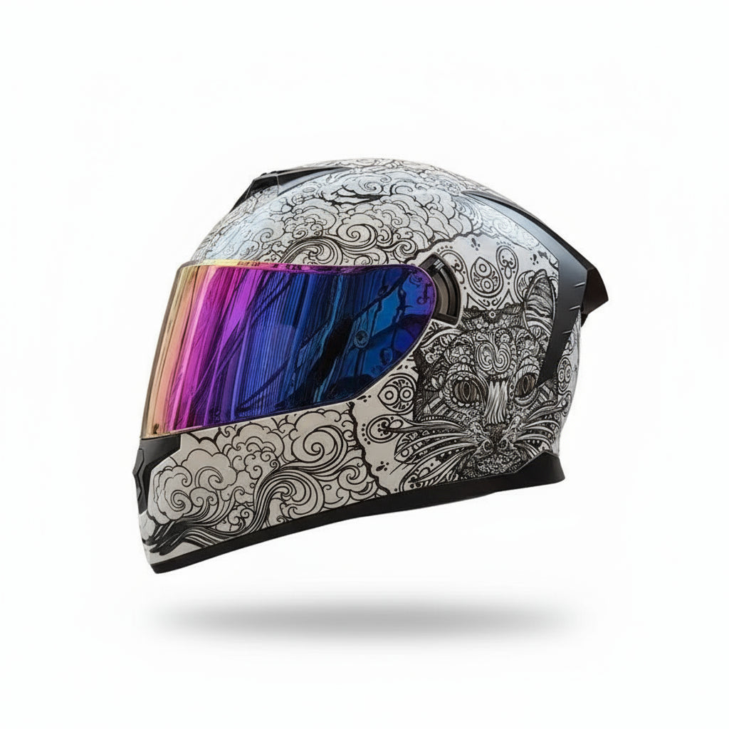 Motorcycle and scooter helmet and safety