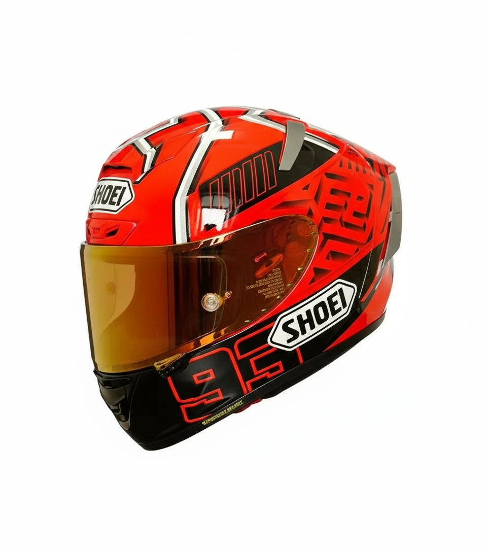 Shoei X-14 x14 Full Face Motorcycle Helmet RED
