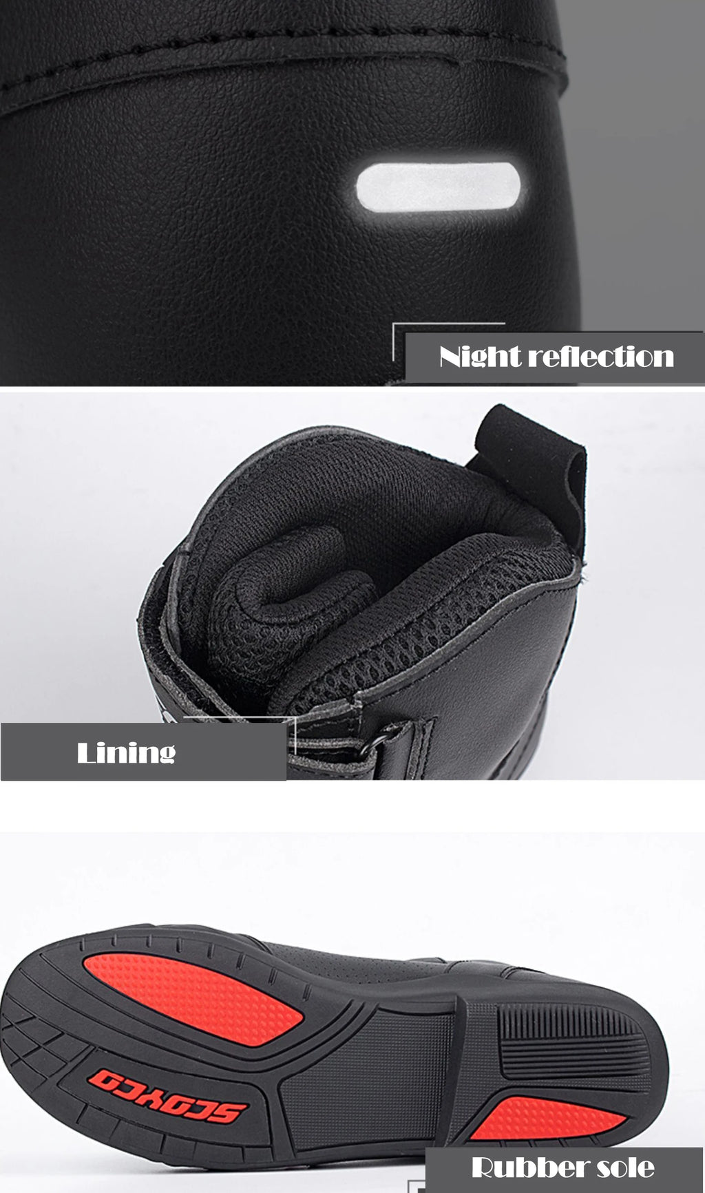 Motorcycle Riding Boots – Breathable Protection, Comfort & Sport Design