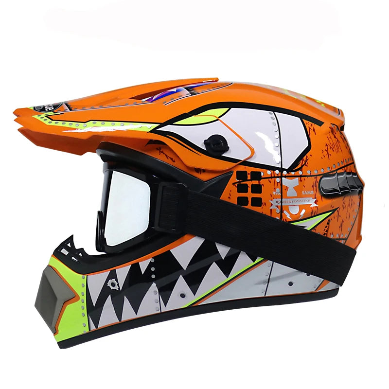 Off-road kids motorcycle helmet