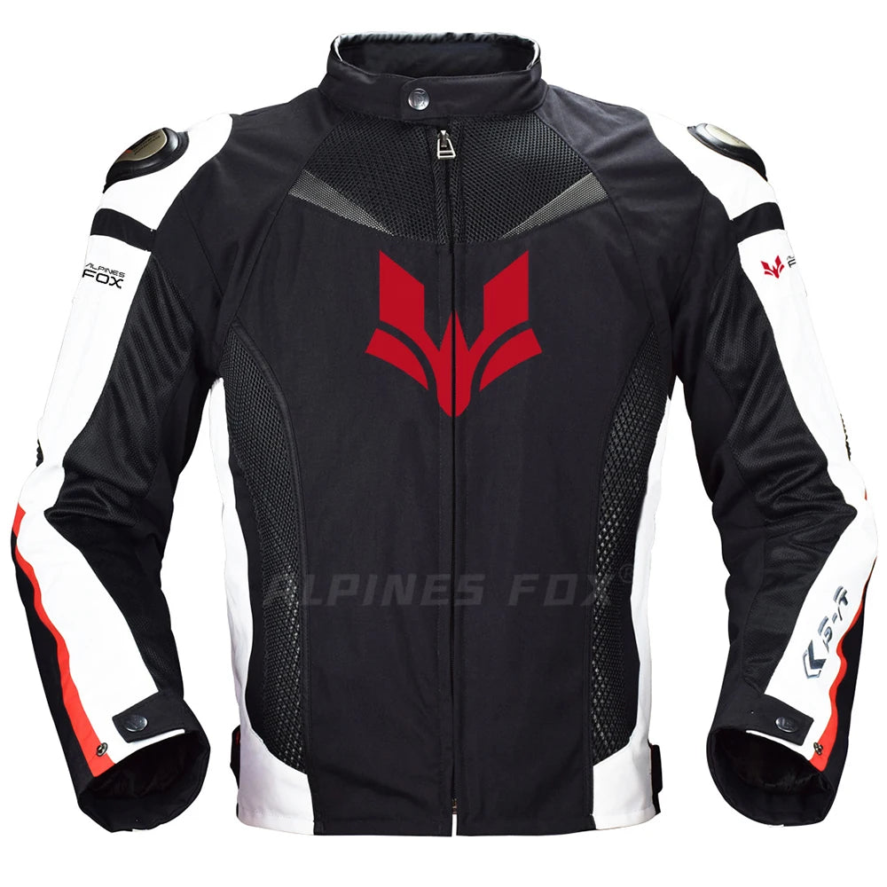 Motorcycle Racing Jacket – CE Certified Protection, Breathable Mesh & Sport Design
