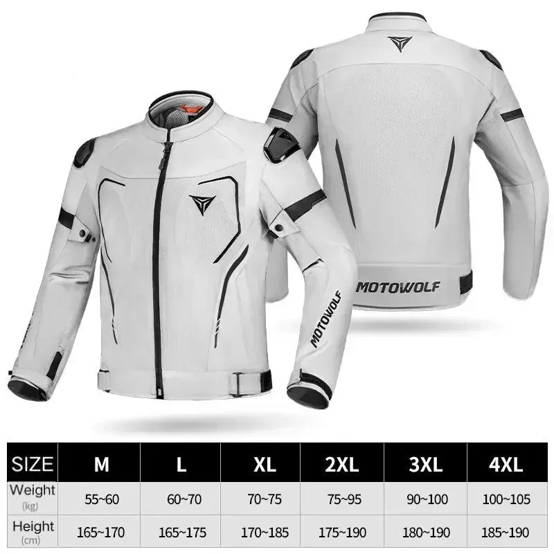 Men’s Motorcycle Protective Jacket