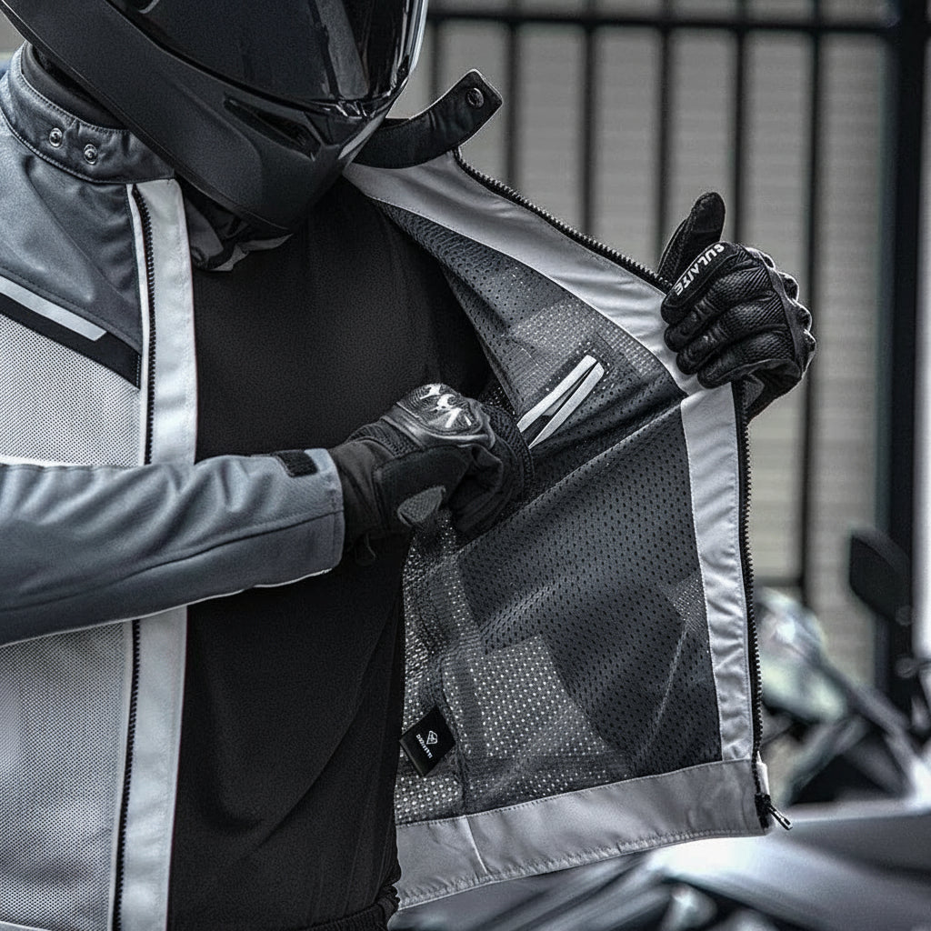 Men’s Summer Motorcycle Mesh Jacket