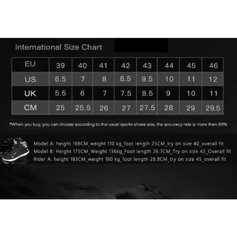 Motorcycle Riding Boots – Reinforced Protection, Comfort & Anti-Slip Design