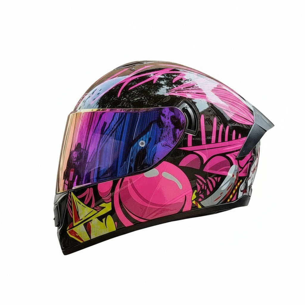 Full face racing helmets
