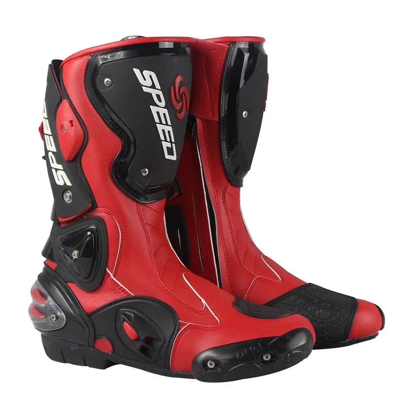 SPEED Racing Motorcycle Boots – Pro-Level Protection, Comfort & Style
