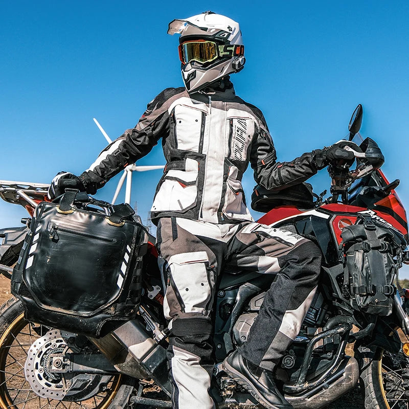 Motorcycle Touring Jacket with Armor – Waterproof, Breathable & CE Certified