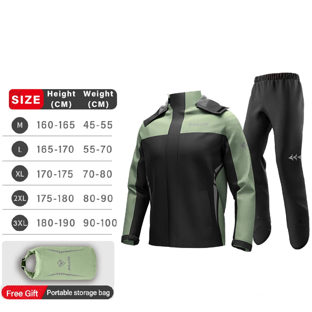 Men’s Waterproof Outdoor Jacket & Pants Set