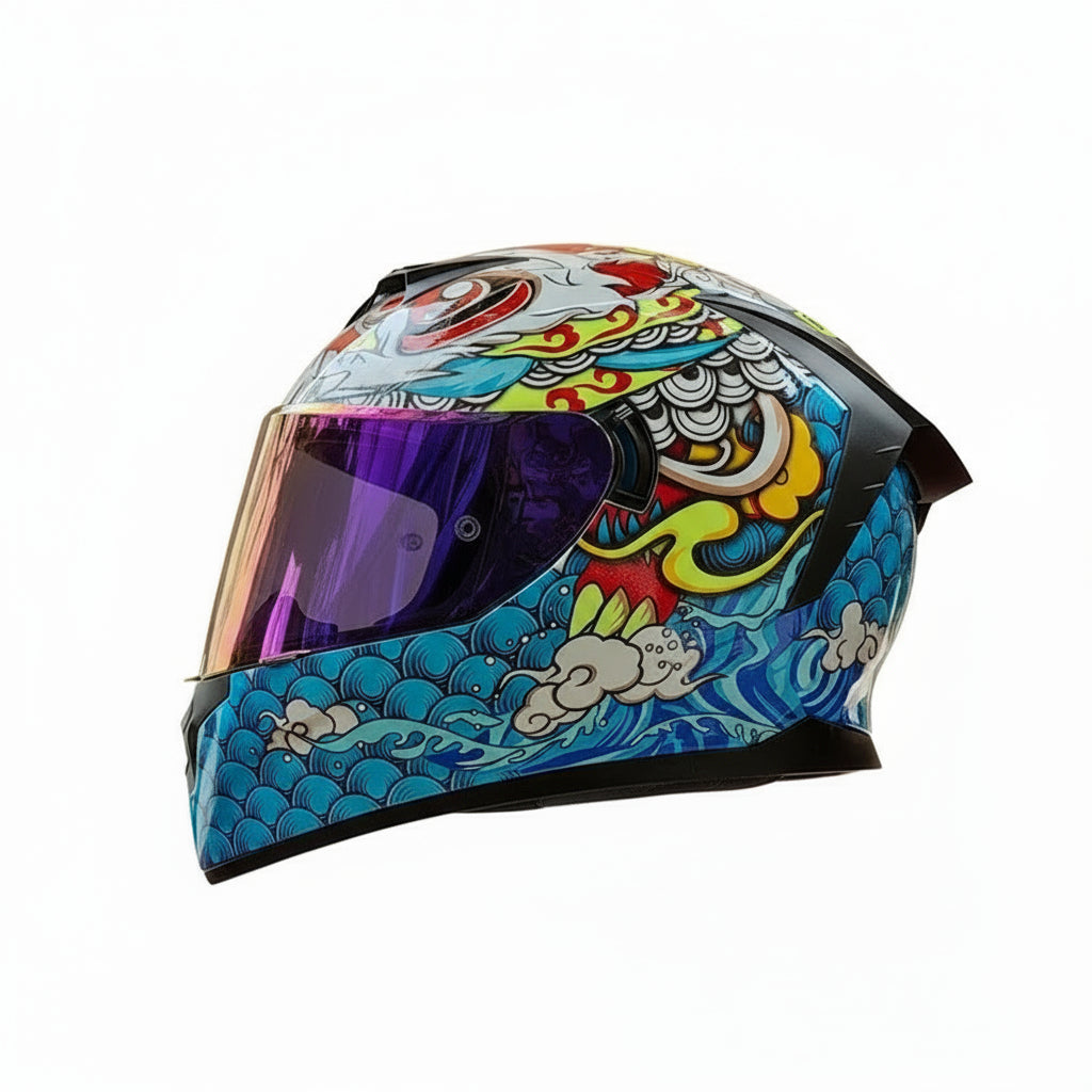 Motorcycle and scooter helmet and safety