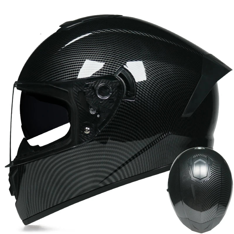 Full face racing helmets