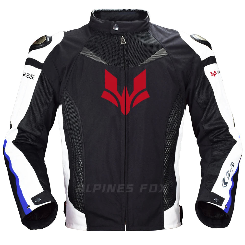 Motorcycle Racing Jacket – CE Certified Protection, Breathable Mesh & Sport Design