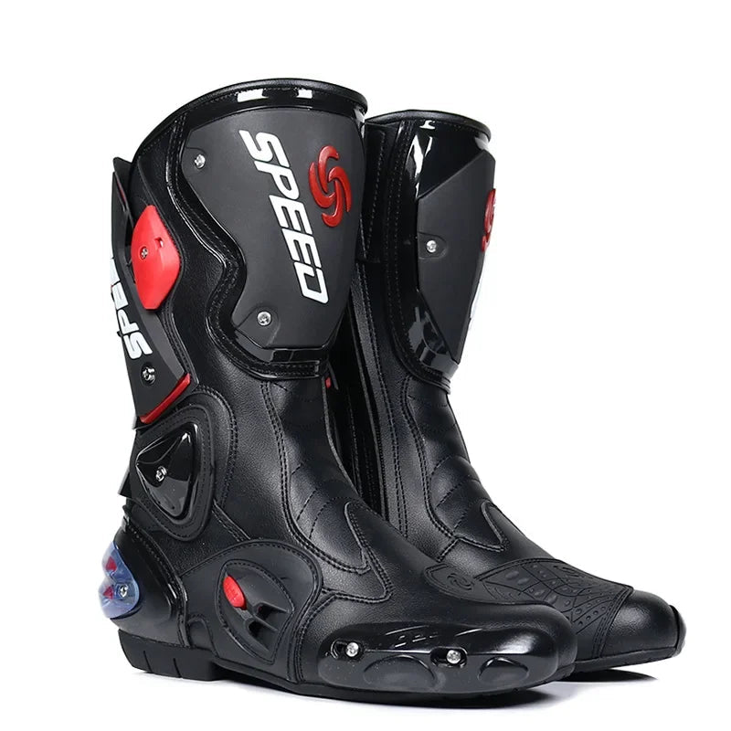 SPEED Racing Motorcycle Boots – Pro-Level Protection, Comfort & Style