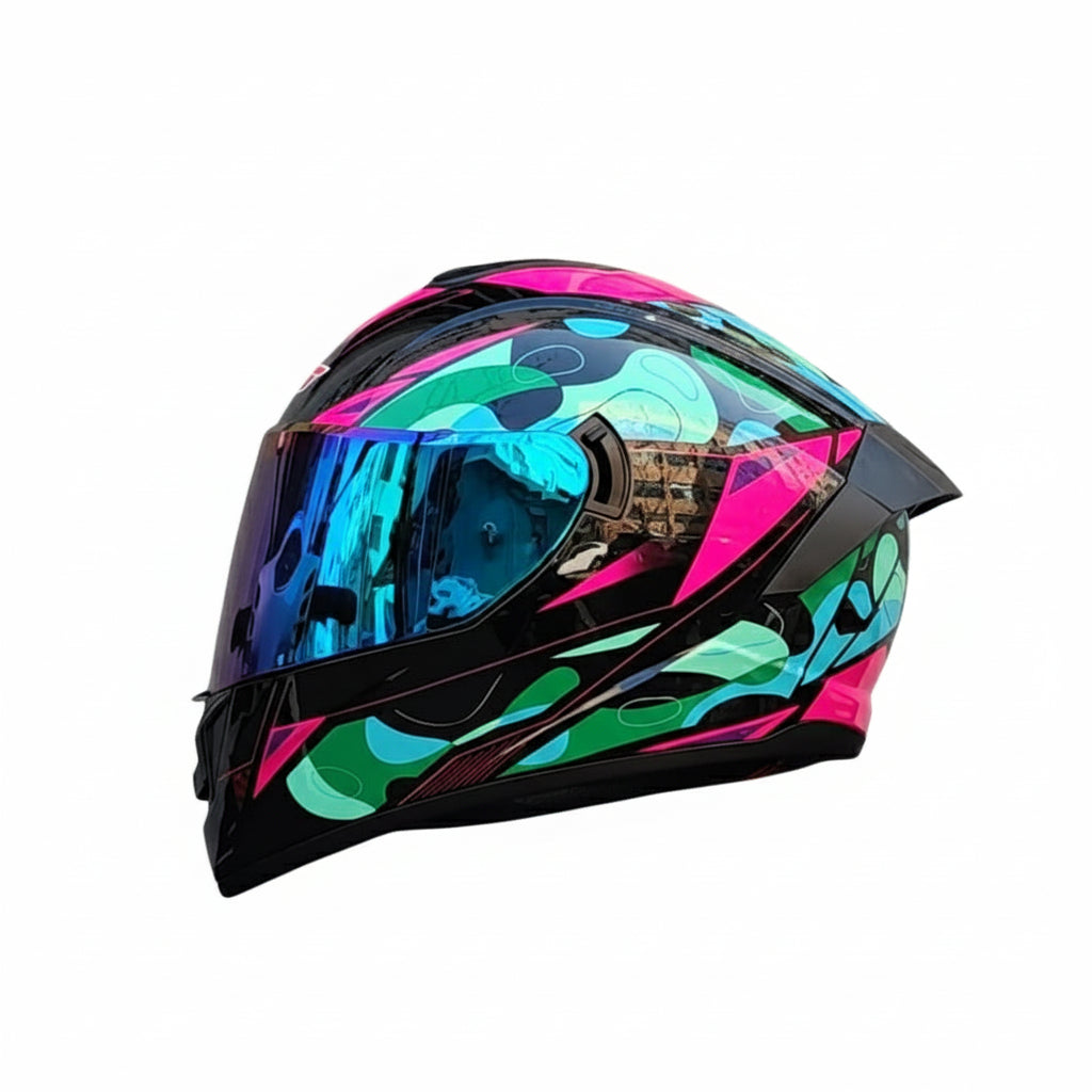 Full face racing helmets
