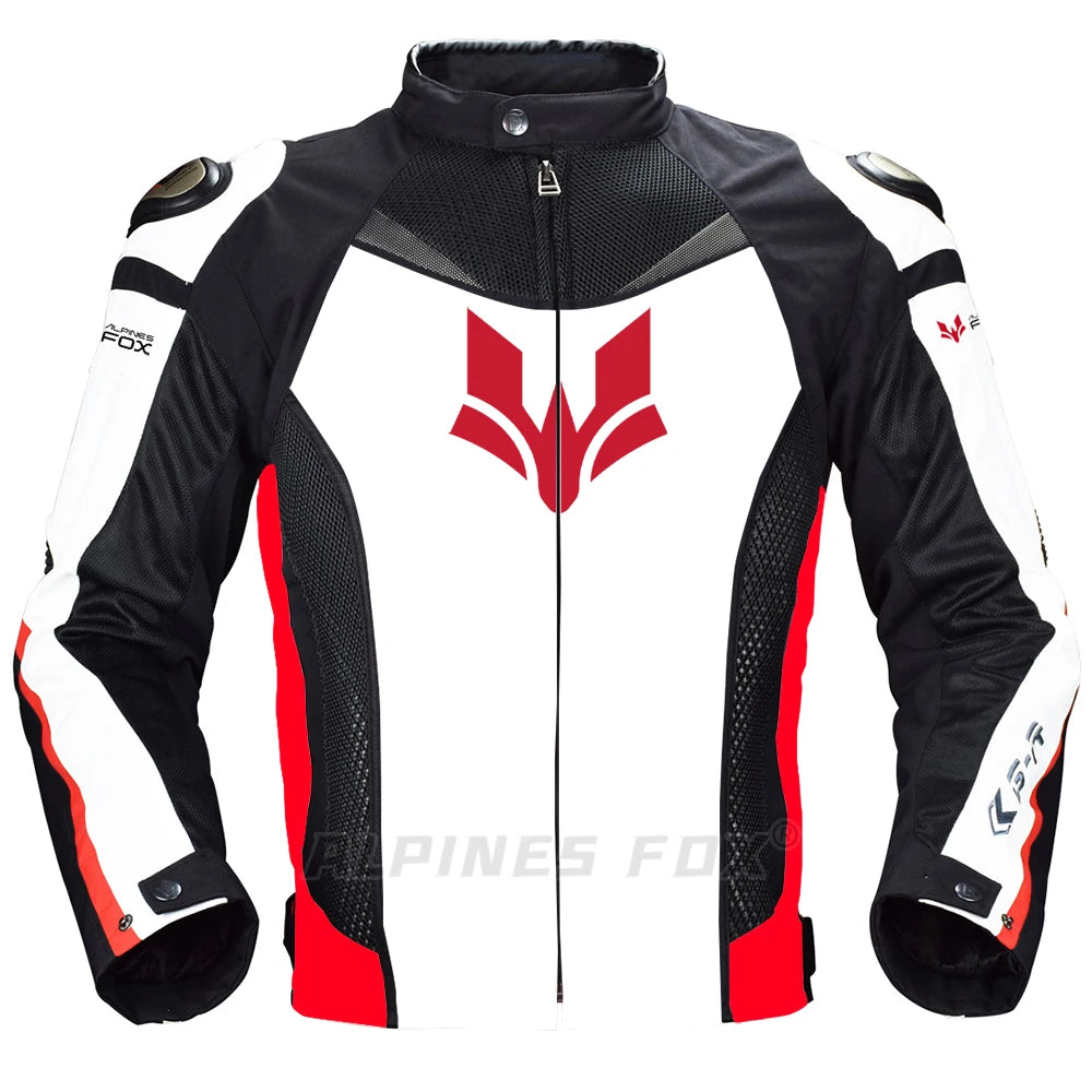 Motorcycle Racing Jacket – CE Certified Protection, Breathable Mesh & Sport Design