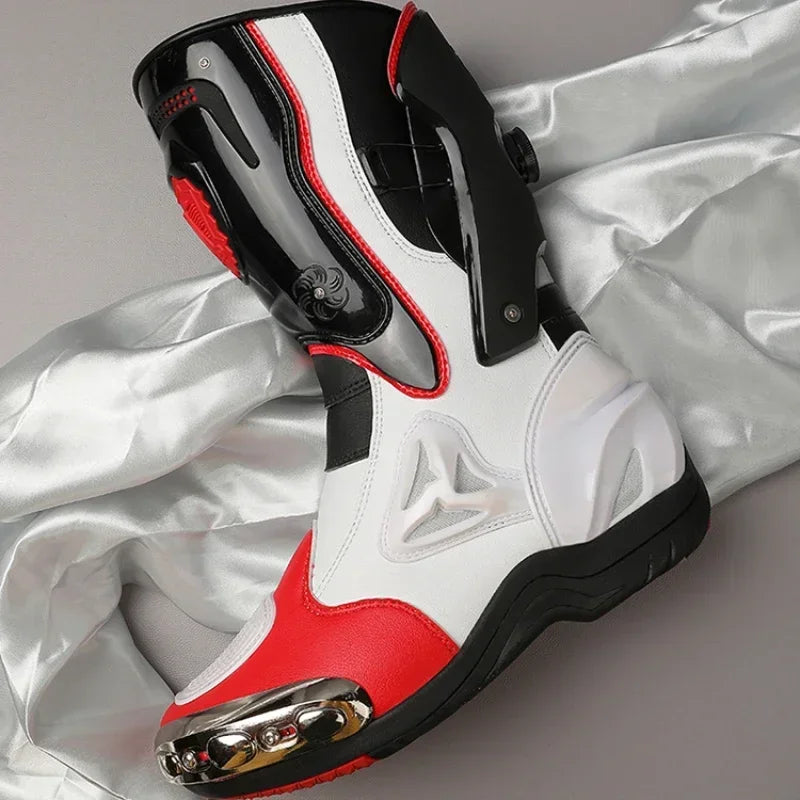 Pro-Rider Armor Motorcycle Boots – Ultimate Protection & Comfort