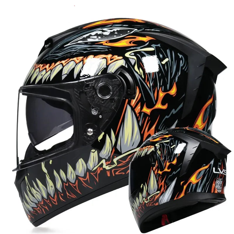 Motorcycle and scooter helmet and safety