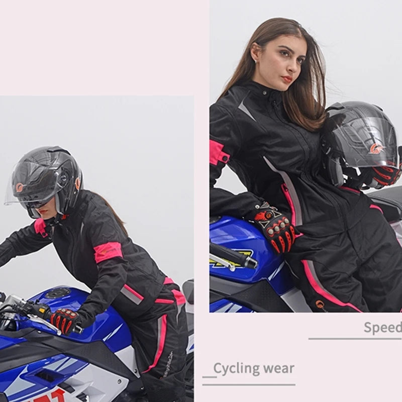Breathable women's motorcycle jacket