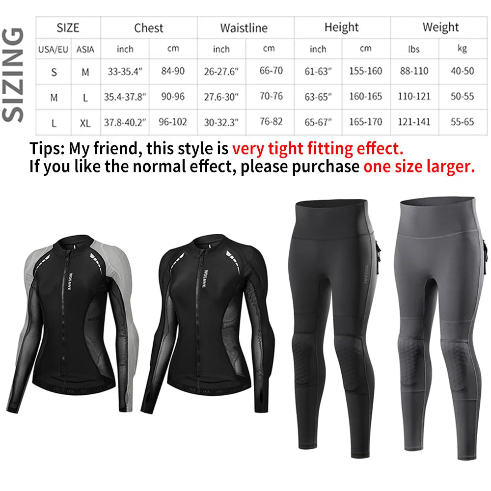 Women’s Motorcycle Protective Armor Set – Breathable Riding Jacket & Pants