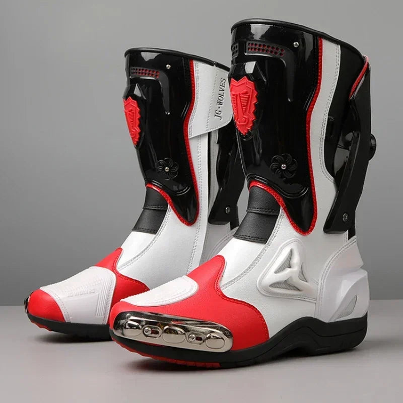 Pro-Rider Armor Motorcycle Boots – Ultimate Protection & Comfort