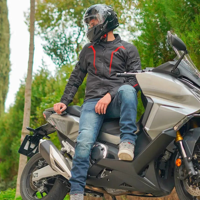 Airflow Mesh Motorcycle Jacket – Breathable, Protective & CE Certified