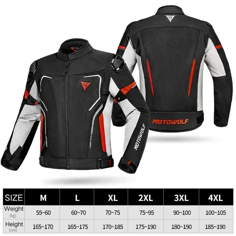 Men’s Motorcycle Protective Jacket