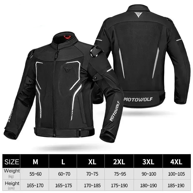 Men’s Motorcycle Protective Jacket