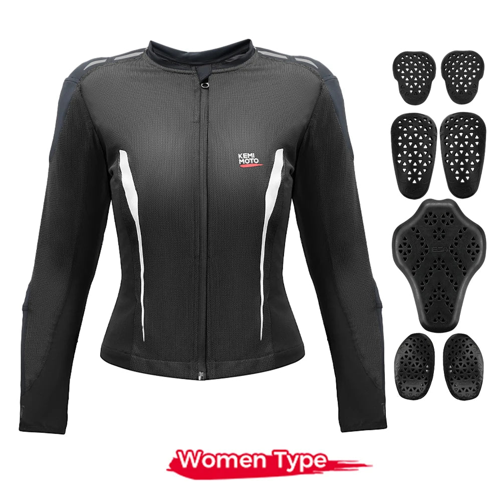 Men’s and Women’s Motorcycle Protective Jacket