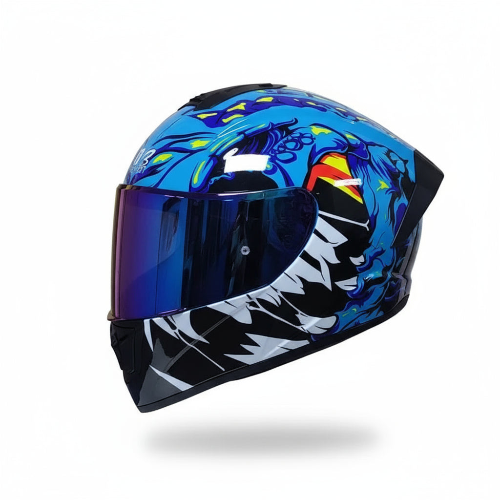 Full face racing helmets