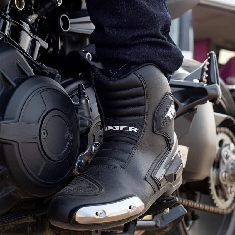 Motorcycle Riding Boots – Reinforced Protection, Comfort & Anti-Slip Design