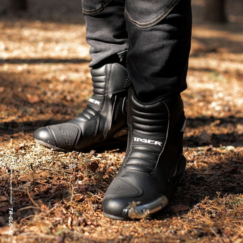 Motorcycle Riding Boots – Reinforced Protection, Comfort & Anti-Slip Design