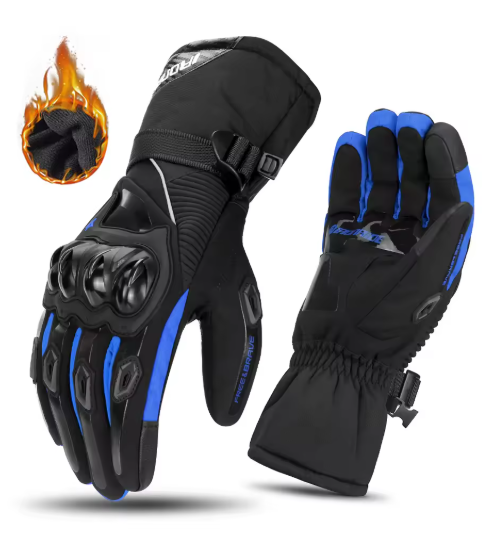 Windproof and waterproof motorcycle gloves