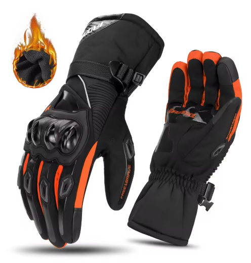 Windproof and waterproof motorcycle gloves